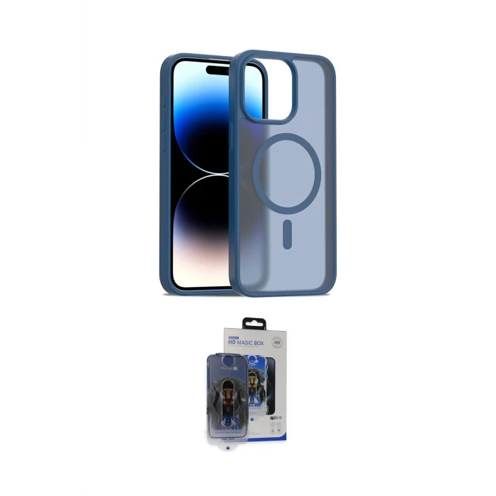 ieg™ iPhone 15 Pro Max Kılıf Siluet Minimal Prime - Siyah Vanessa Magic Cam