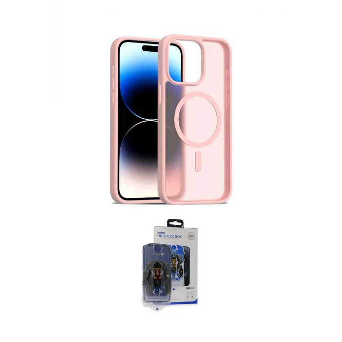 ieg™ iPhone 15 Pro Max Kılıf Siluet Minimal Prime - Siyah Vanessa Magic Cam