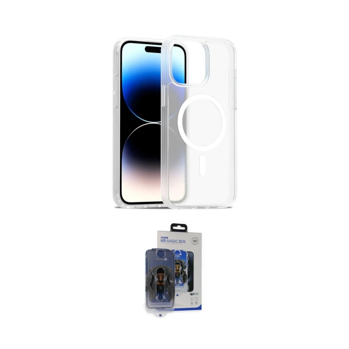 ieg™ iPhone 15 Pro Max Kılıf Siluet Minimal Prime - Siyah Vanessa Magic Cam