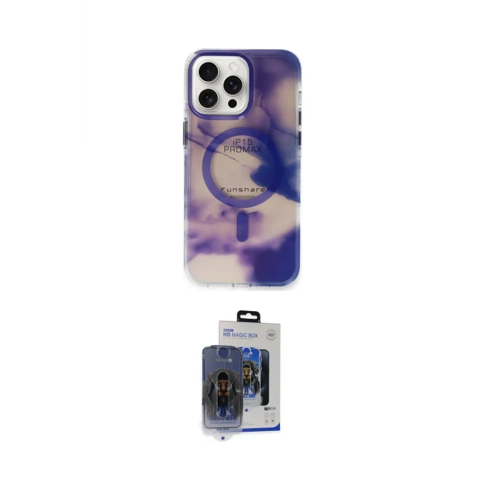 ieg™ iPhone 15 Pro Max Kılıf Ufuk Doku Prime - Siyah Vanessa Magic Cam