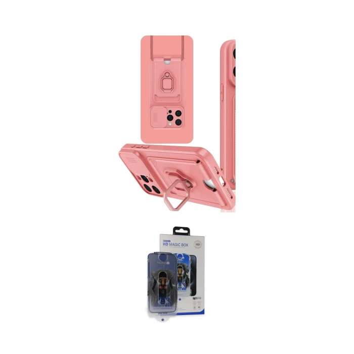 ieg™ iPhone 15 Pro Max Kılıf Vadi Form Prime - Siyah Vanessa Magic Cam