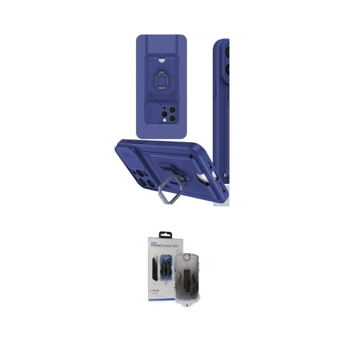 ieg™ iPhone 15 Pro Max Kılıf Vadi Form Prime - Siyah Vanessa Magic Hayalet Cam