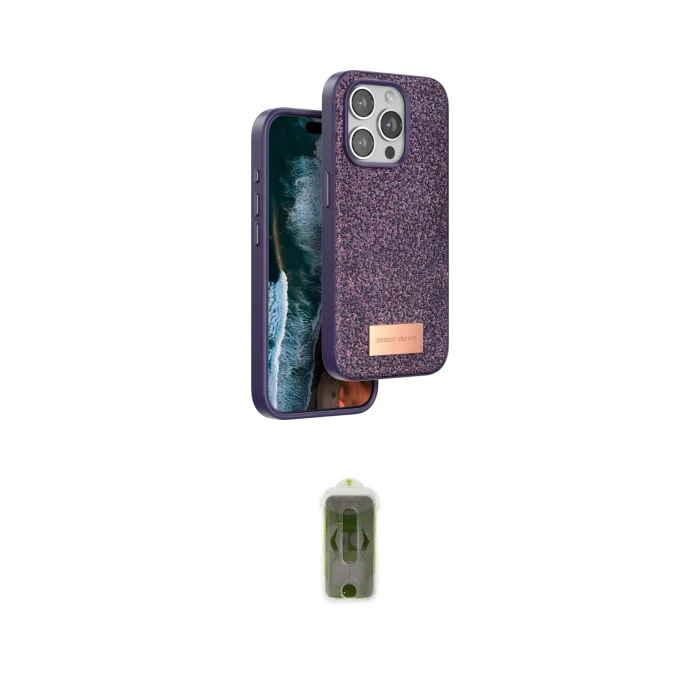 ieg™ iPhone 15 Pro Max Kılıf Vadi Klasik Serisi - Siyah Joko Magic 5D Hayalet Cam