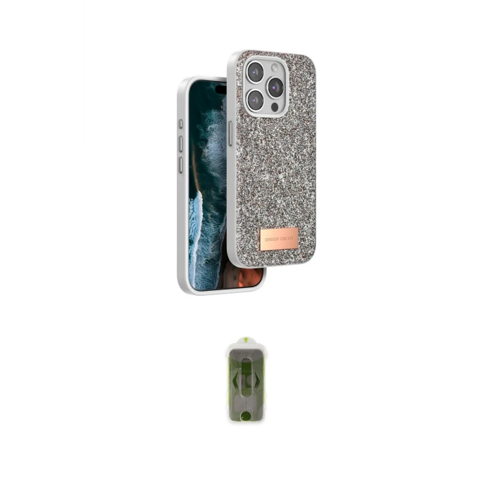 ieg™ iPhone 15 Pro Max Kılıf Vadi Klasik Serisi - Siyah Joko Magic 5D Hayalet Cam