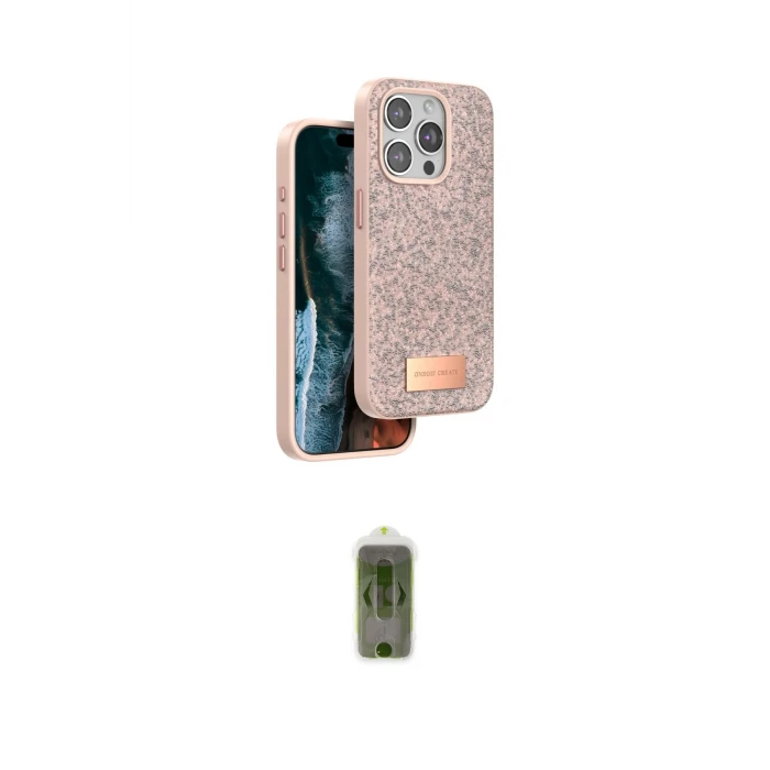 ieg™ iPhone 15 Pro Max Kılıf Vadi Klasik Serisi - Siyah Joko Magic 5D Hayalet Cam
