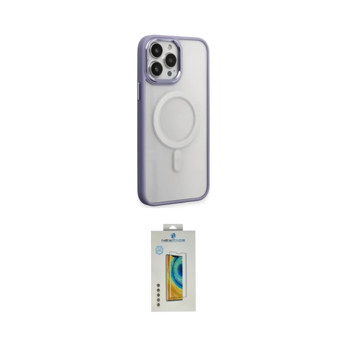 ieg™ iPhone 15 Pro Max Kılıf Yankı Işık Özel Seri - Siyah Polymer Nano Ekran Koruyucu