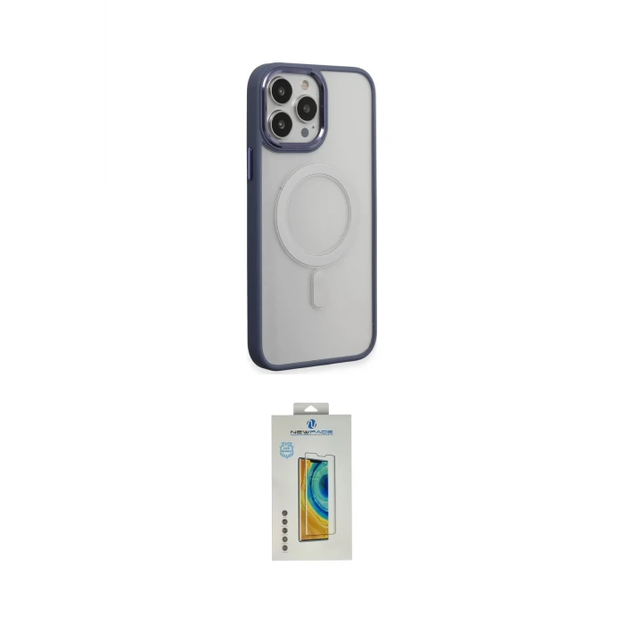 ieg™ iPhone 15 Pro Max Kılıf Yankı Işık Özel Seri - Siyah Polymer Nano Ekran Koruyucu