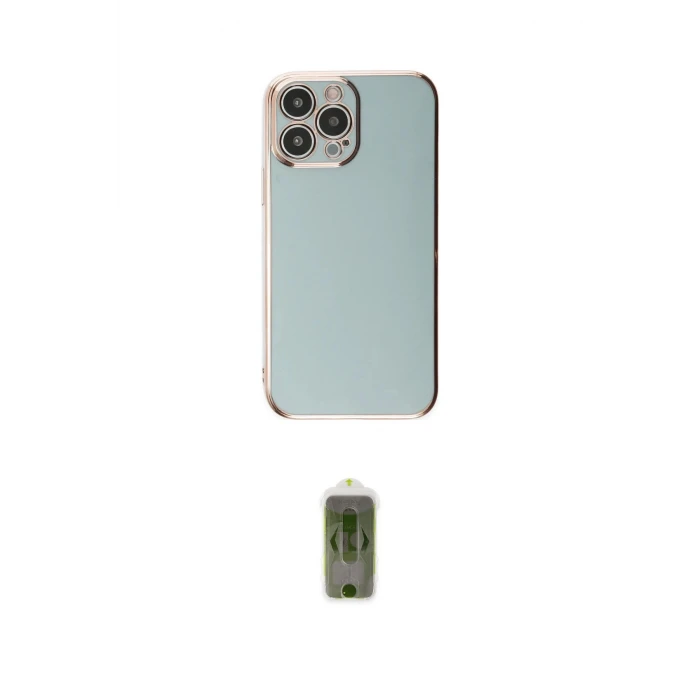 ieg™ iPhone 15 Pro Max Kılıf Yankı Serisi - Siyah Joko Magic 5D Hayalet Cam