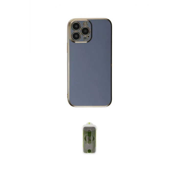 ieg™ iPhone 15 Pro Max Kılıf Yankı Serisi - Siyah Joko Magic 5D Hayalet Cam