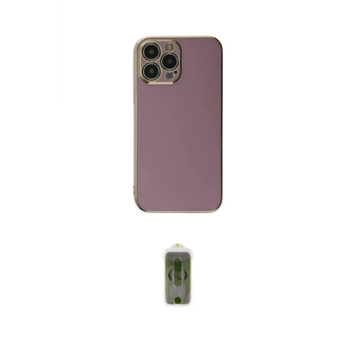 ieg™ iPhone 15 Pro Max Kılıf Yankı Serisi - Siyah Joko Magic 5D Hayalet Cam
