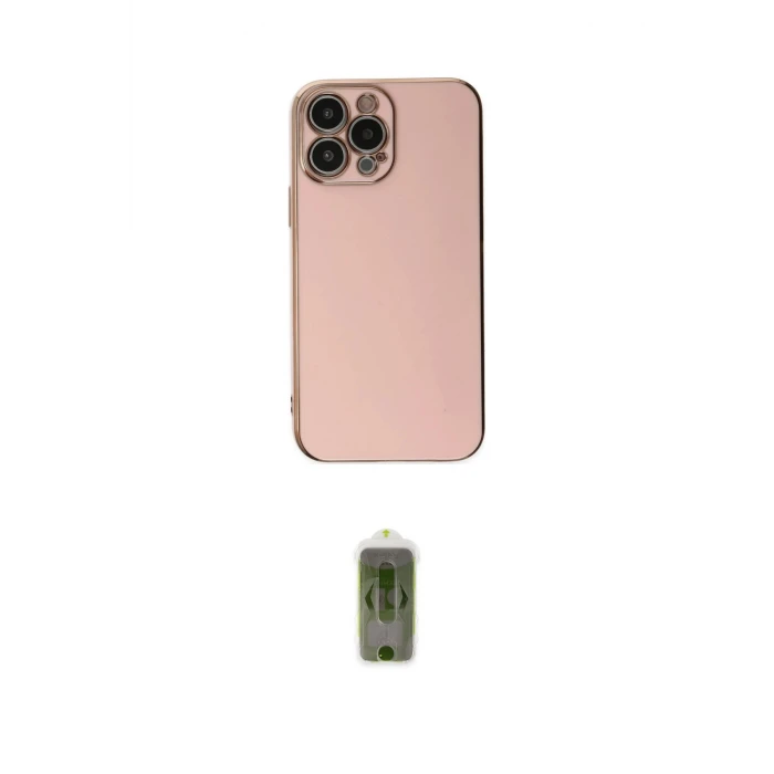 ieg™ iPhone 15 Pro Max Kılıf Yankı Serisi - Siyah Joko Magic 5D Hayalet Cam