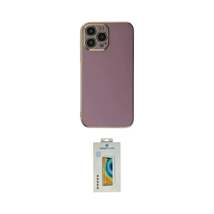 ieg™ iPhone 15 Pro Max Kılıf Yankı Serisi - Siyah Polymer Nano Ekran Koruyucu