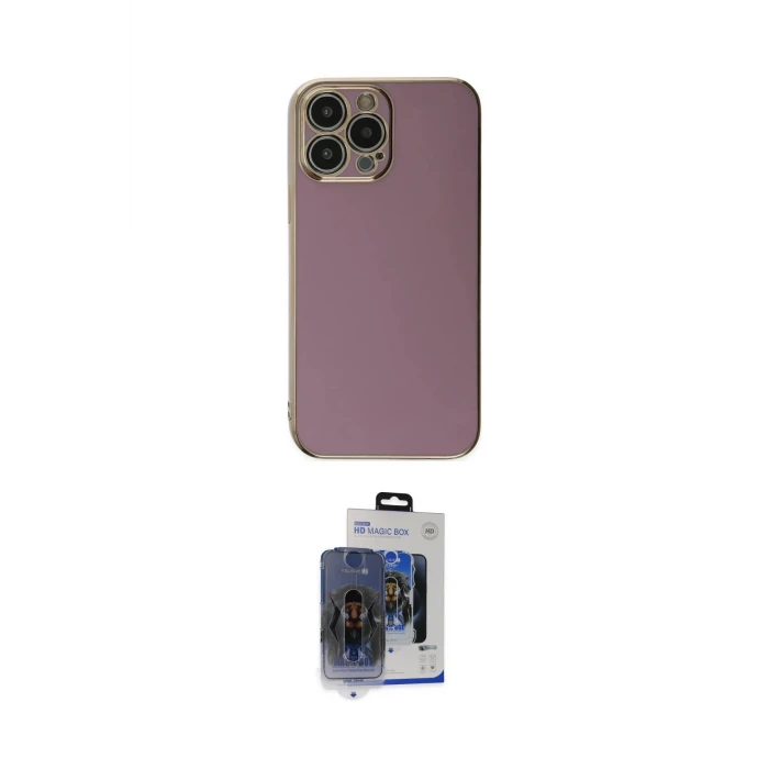 ieg™ iPhone 15 Pro Max Kılıf Yankı Serisi - Siyah Vanessa Magic Cam