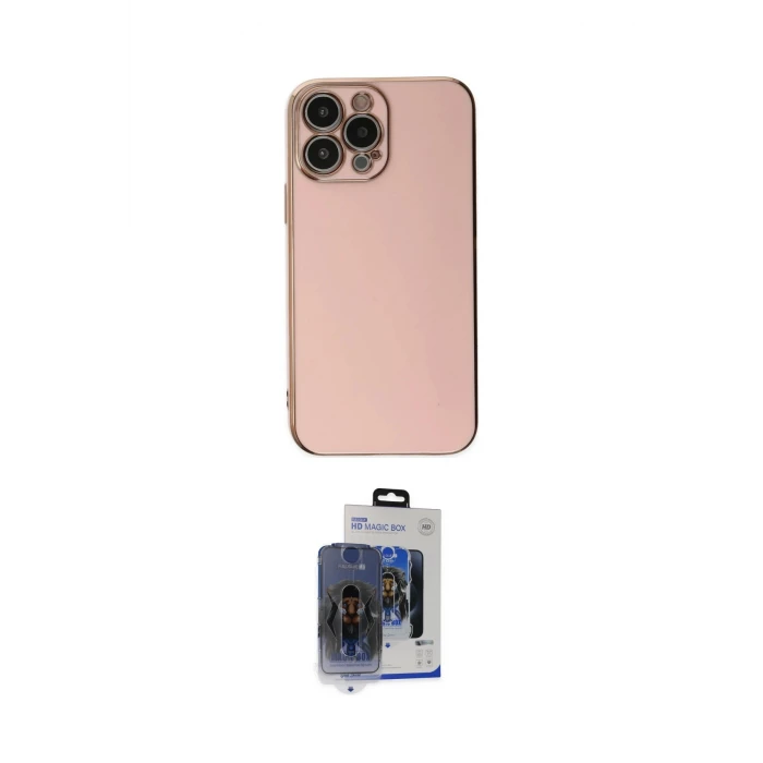 ieg™ iPhone 15 Pro Max Kılıf Yankı Serisi - Siyah Vanessa Magic Cam