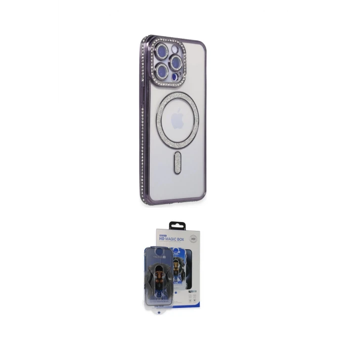 ieg™ iPhone 15 Pro Max Kılıf Zirve Doku Prime - Siyah Vanessa Magic Cam