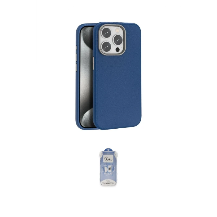 ieg™ iPhone 15 Pro Max Kılıf Zirve Modern Prime - Siyah Joko Magic 5D Cam