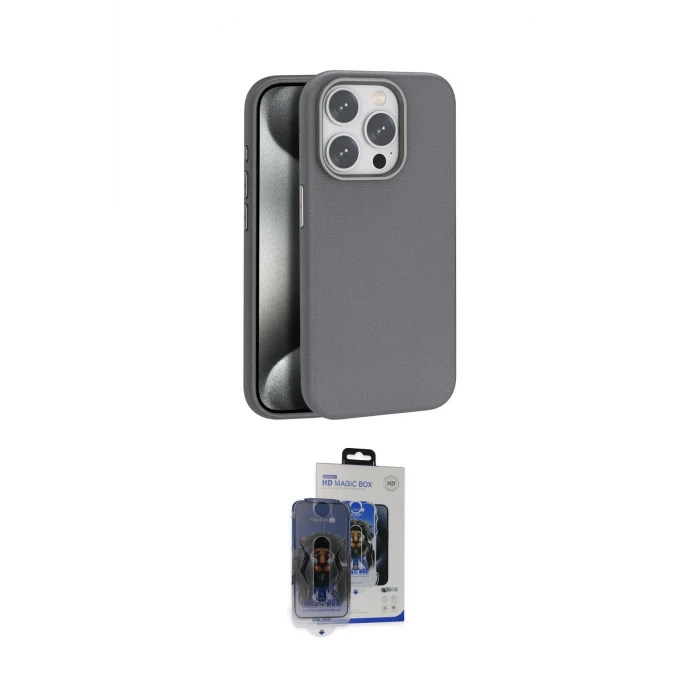 ieg™ iPhone 15 Pro Max Kılıf Zirve Modern Prime - Siyah Vanessa Magic Cam