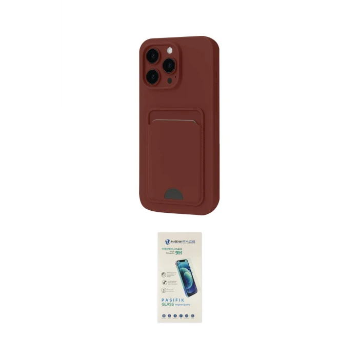 ieg™ iPhone 16 Plus Kılıf Vadi Çizgi Prime - Şeffaf Pasifik Cam Ekran Koruyucu