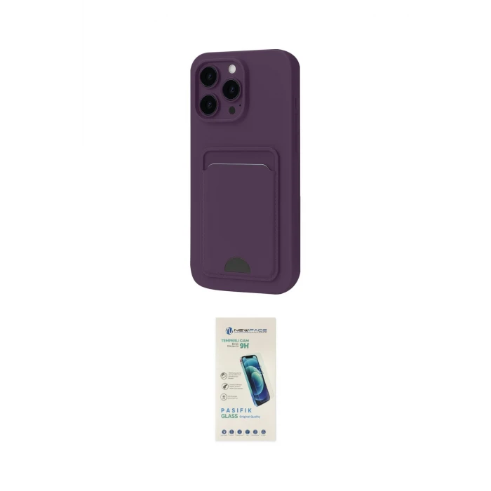 ieg™ iPhone 16 Plus Kılıf Vadi Çizgi Prime - Şeffaf Pasifik Cam Ekran Koruyucu