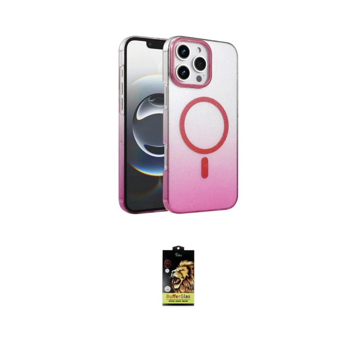 ieg™ iPhone 16 Pro Kılıf Ahenk Doku Özel Seri - Siyah Buffer Cam Ekran Koruyucu