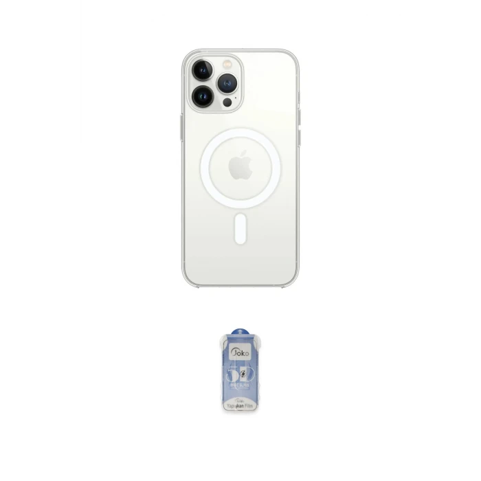 ieg™ iPhone 16 Pro Kılıf Kutup Klasik Serisi - Siyah Joko Magic 5D Cam
