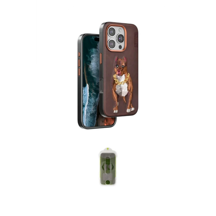 ieg™ iPhone 16 Pro Kılıf Nova Form Koleksiyonu - Siyah Joko Magic 5D Hayalet Cam