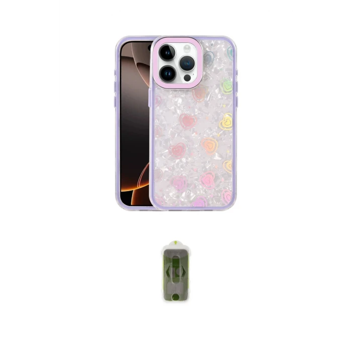 ieg™ iPhone 16 Pro Kılıf Odak Prime - Siyah Joko Magic 5D Hayalet Cam