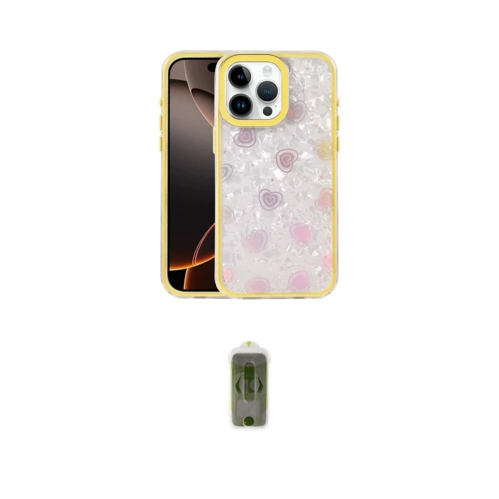 ieg™ iPhone 16 Pro Kılıf Odak Prime - Siyah Joko Magic 5D Hayalet Cam