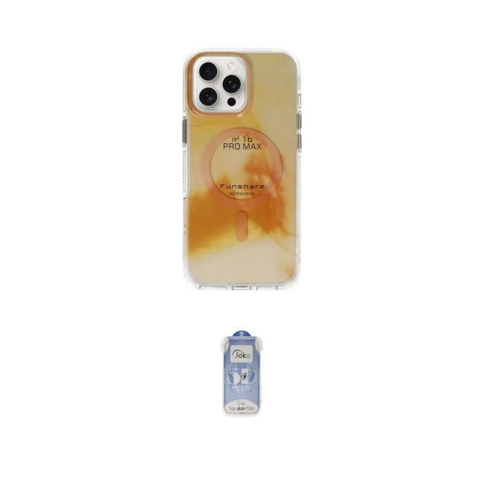 ieg™ iPhone 16 Pro Kılıf Ufuk Doku Prime - Siyah Joko Magic 5D Cam