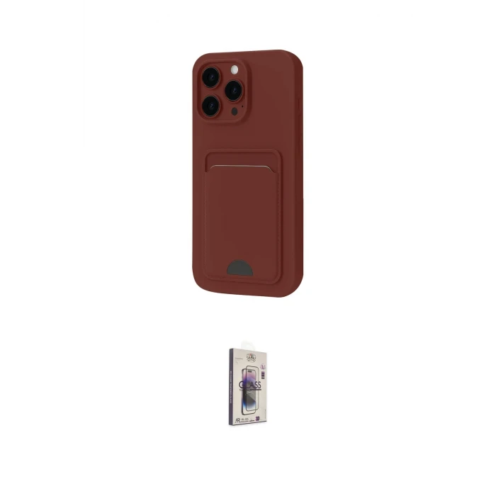 ieg™ iPhone 16 Pro Kılıf Vadi Çizgi Prime - Siyah Bilvis 3D Cam Ekran Koruyucu