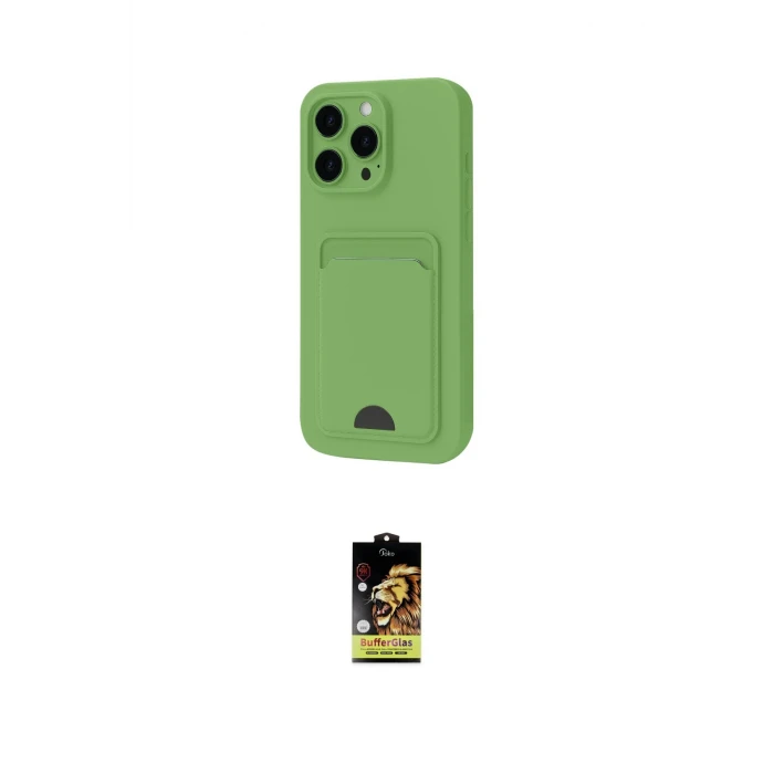 ieg™ iPhone 16 Pro Kılıf Vadi Çizgi Prime - Siyah Buffer Cam Ekran Koruyucu