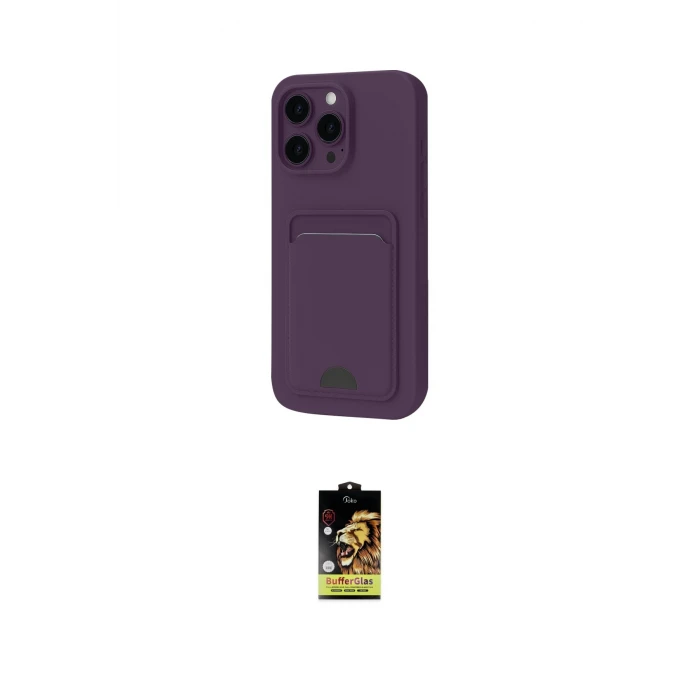 ieg™ iPhone 16 Pro Kılıf Vadi Çizgi Prime - Siyah Buffer Cam Ekran Koruyucu