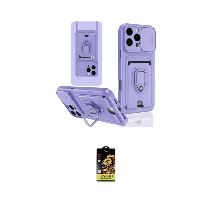 ieg™ iPhone 16 Pro Kılıf Vadi Form Prime - Siyah Buffer Cam Ekran Koruyucu