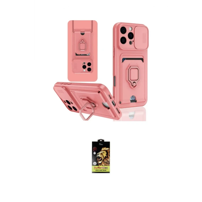 ieg™ iPhone 16 Pro Kılıf Vadi Form Prime - Siyah Buffer Cam Ekran Koruyucu