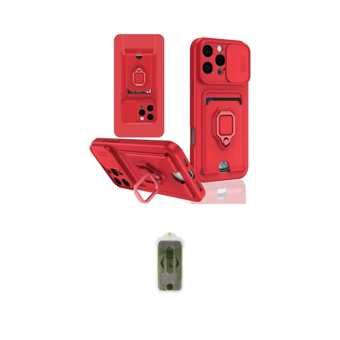 ieg™ iPhone 16 Pro Kılıf Vadi Form Prime - Siyah Joko Magic 5D Hayalet Cam