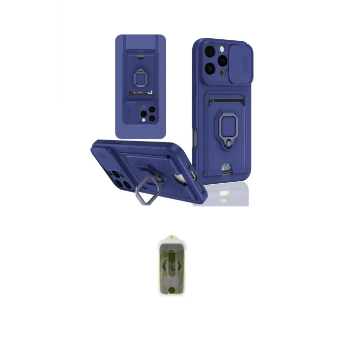 ieg™ iPhone 16 Pro Kılıf Vadi Form Prime - Siyah Joko Magic 5D Hayalet Cam