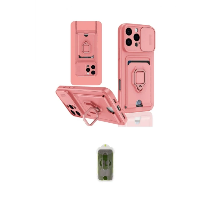 ieg™ iPhone 16 Pro Kılıf Vadi Form Prime - Siyah Joko Magic 5D Hayalet Cam