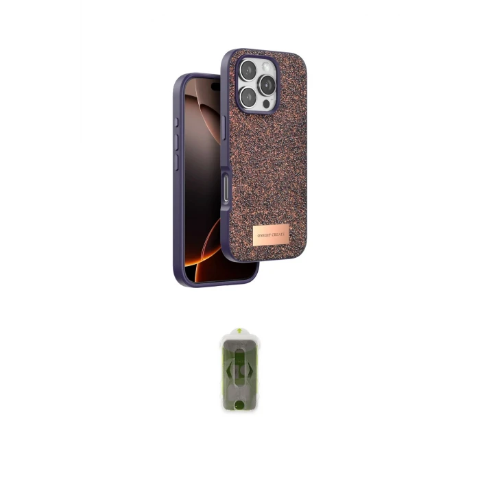 ieg™ iPhone 16 Pro Kılıf Vadi Klasik Serisi - Siyah Joko Magic 5D Hayalet Cam