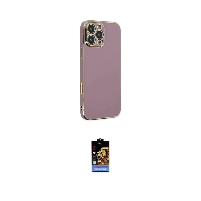ieg™ iPhone 16 Pro Kılıf Yankı Serisi - Siyah Buffer Hayalet Cam Ekran Koruyucu