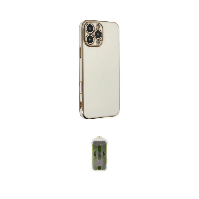 ieg™ iPhone 16 Pro Kılıf Yankı Serisi - Siyah Joko Magic 5D Hayalet Cam