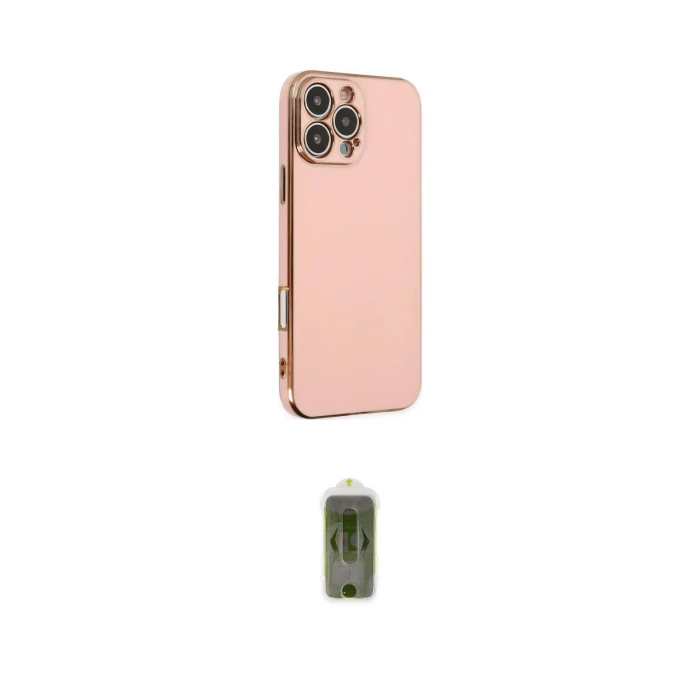 ieg™ iPhone 16 Pro Kılıf Yankı Serisi - Siyah Joko Magic 5D Hayalet Cam