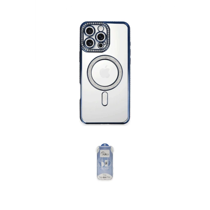 ieg™ iPhone 16 Pro Kılıf Zirve Doku Prime - Siyah Joko Magic 5D Cam