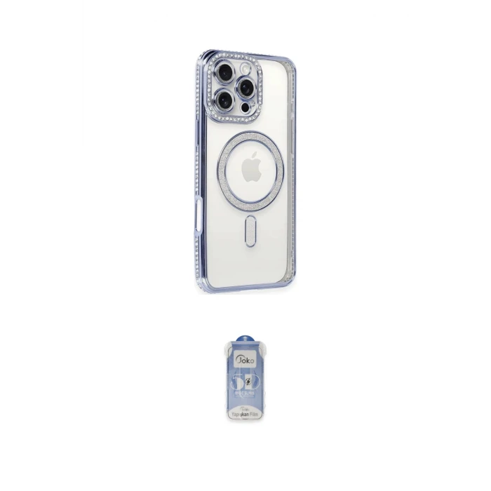 ieg™ iPhone 16 Pro Kılıf Zirve Doku Prime - Siyah Joko Magic 5D Cam
