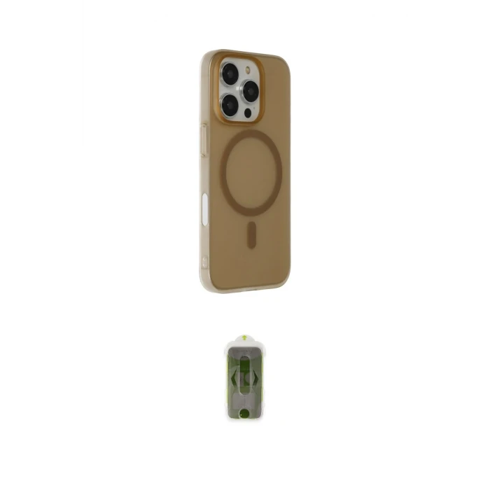 ieg™ iPhone 16 Pro Max Kılıf Çekirdek Modern Prime - Siyah Joko Magic 5D Hayalet Cam