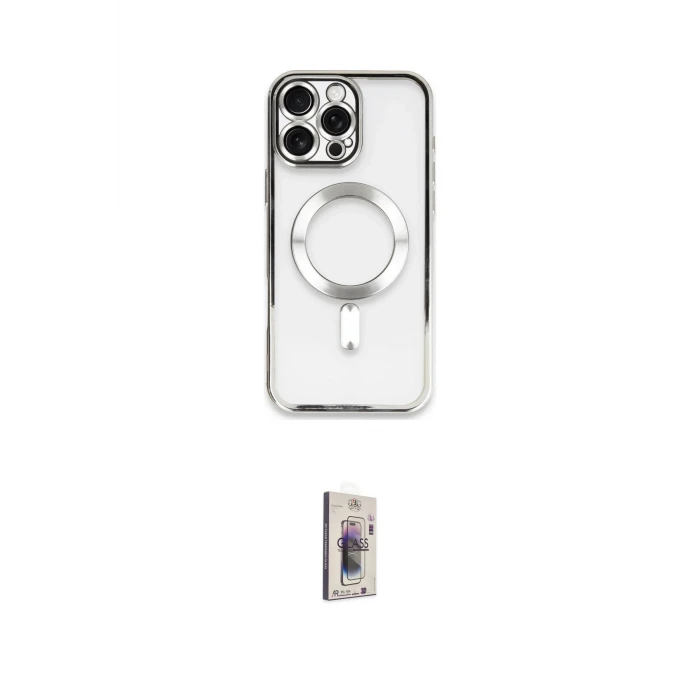 ieg™ iPhone 16 Pro Max Kılıf Nova Işık Özel Seri - Siyah Bilvis 3D Cam Ekran Koruyucu
