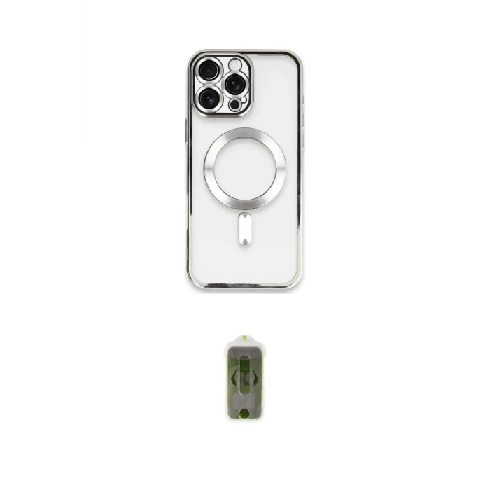 ieg™ iPhone 16 Pro Max Kılıf Nova Işık Özel Seri - Siyah Joko Magic 5D Hayalet Cam