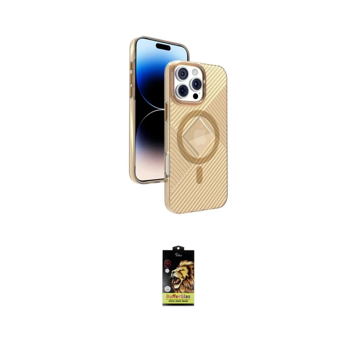 ieg™ iPhone 16 Pro Max Kılıf Nova Modern Prime - Siyah Buffer Cam Ekran Koruyucu