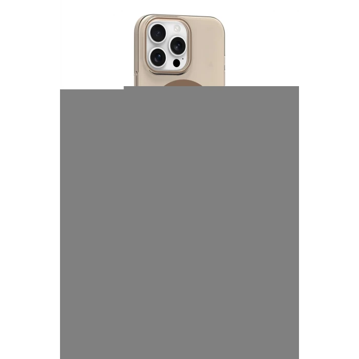 ieg™ iPhone 16 Pro Max Kılıf Pusula Form Özel Seri - Siyah Buffer Cam Ekran Koruyucu + Çöl Titanyum Raze Metal Kamera Lens