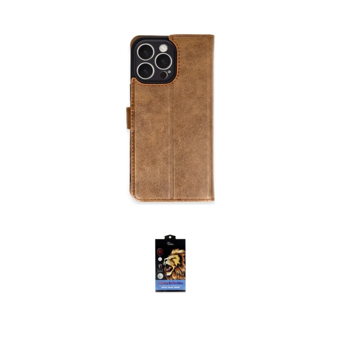 ieg™ iPhone 16 Pro Max Kılıf Siluet Işık Serisi - Siyah Buffer Hayalet Cam Ekran Koruyucu