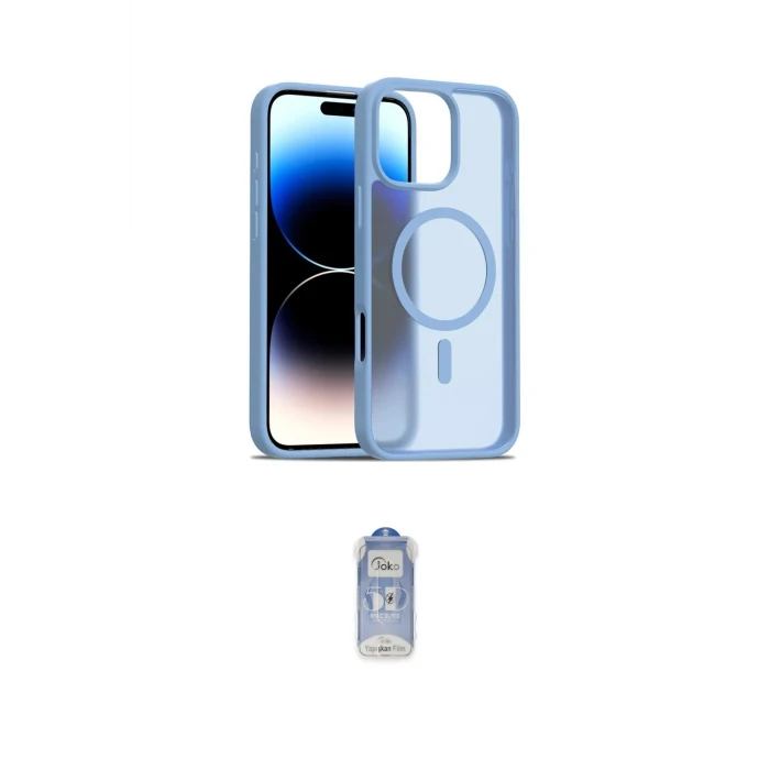 ieg™ iPhone 16 Pro Max Kılıf Siluet Minimal Prime - Siyah Joko Magic 5D Cam